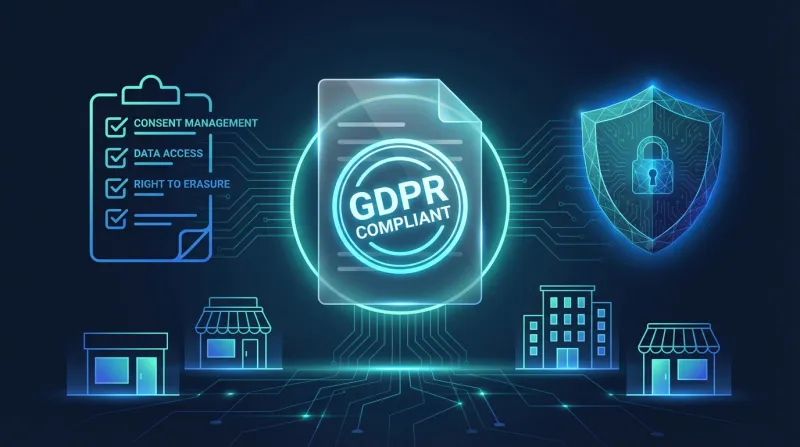 Ilustracija GDPR regulacije za male poduzetnike